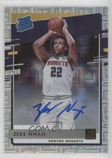 2020-21 Panini Donruss Rated Rookies Choice Signatures Zeke Nnaji #236 Auto 0c3