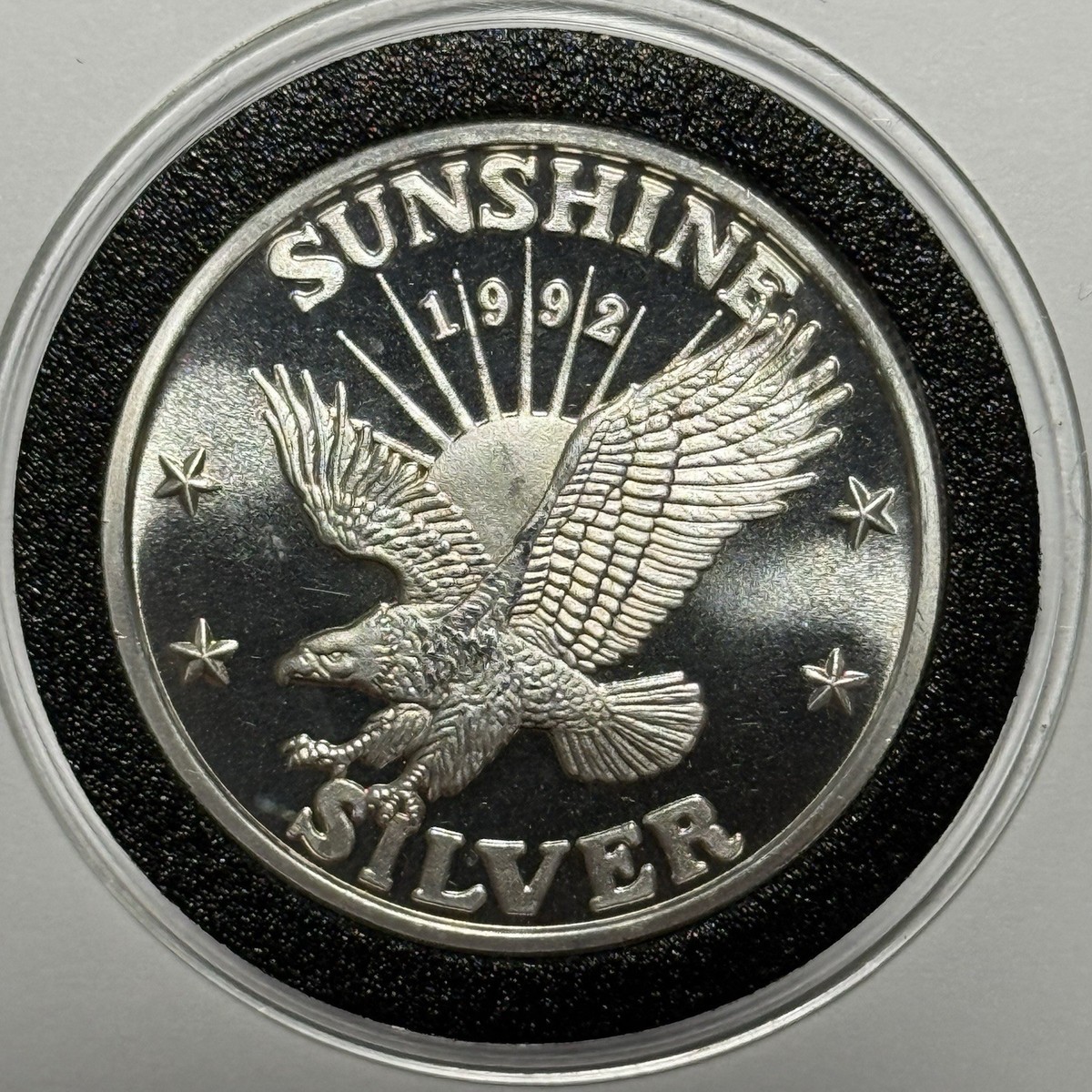 1992 Sunshine Silver Eagle RARE Vintage Coin 1 Troy Oz .999 Fine