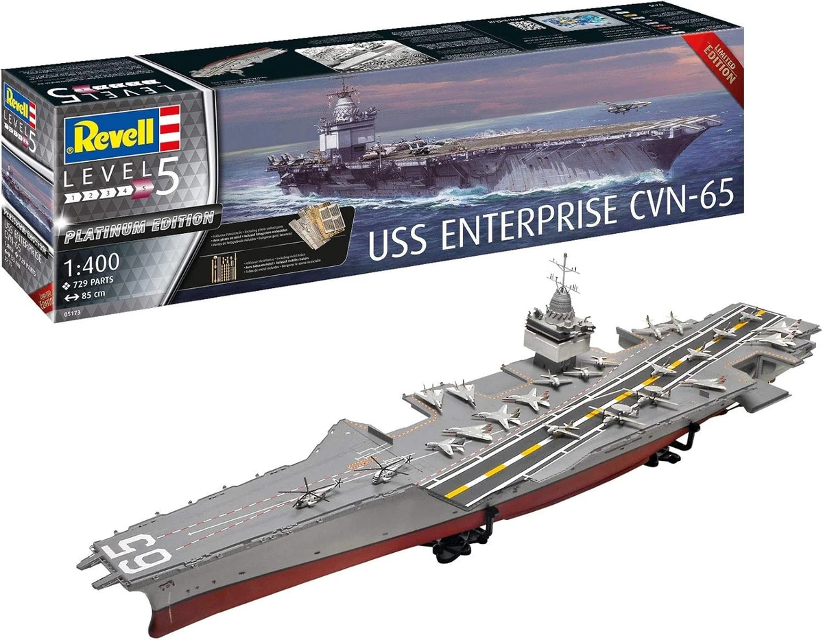 Maquette Ancien Porte-Avions ZVEZDA Au 1/720 - Kit Déjà Commencé, Boîte 47x16 Cm