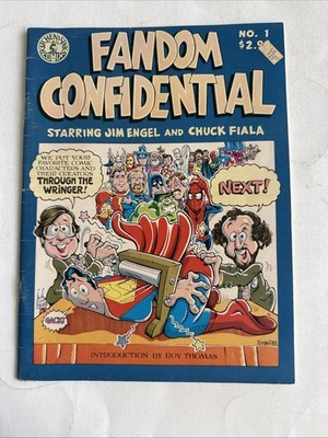 Kitchen Sink FANDOM CONFIDENTIAL #1 (1982) *Byrne! Stan Lee+++!**