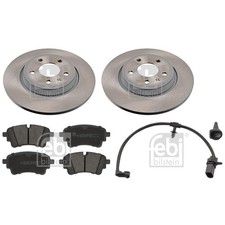 FEBI BREMSSCHEIBEN 300mm + BELÄGE HINTEN passend für AUDI Q5 FY auch Sportback