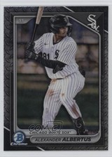 2024 Bowman Draft Chrome Steel Metal Refractor /100 Alexander Albertus 0l44