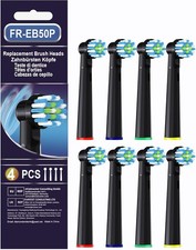 Replacement Heads Compatible with Braun Oral B Pro 1000, Genius X, Smart 1500