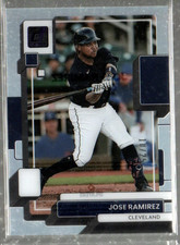 2022 Panini Chronicles Clearly Donruss Purple #31 Jose Ramirez /25 
