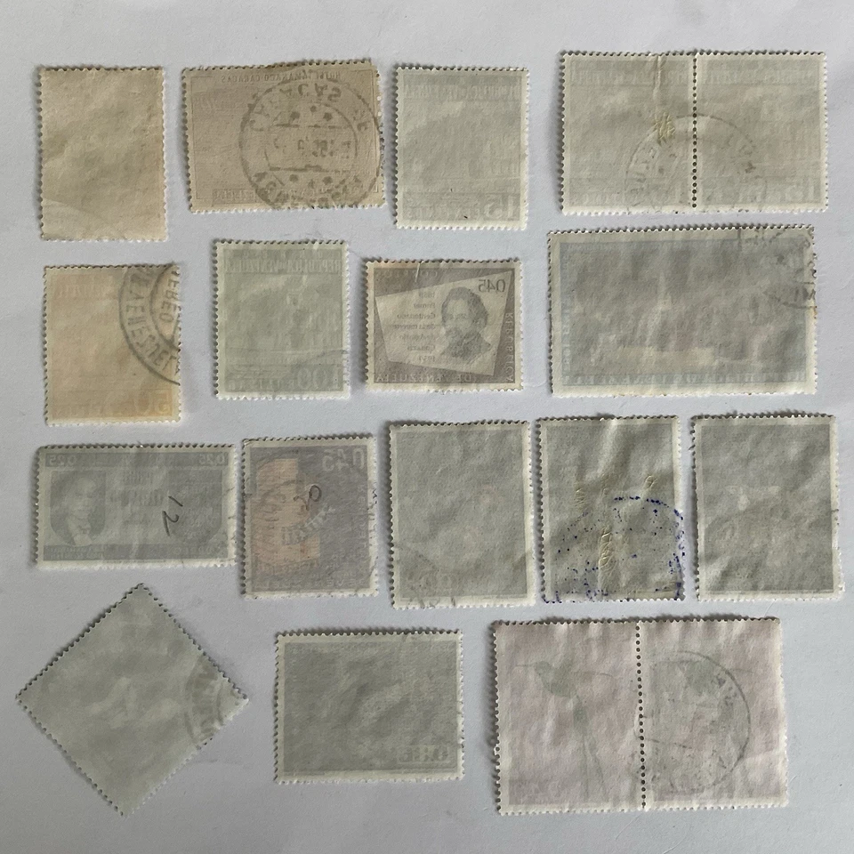 Lot~18 Venezuela stamps~1956-1962~Codazzi~book map~Post Office Caracas Republica - Image 2 of 4