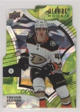 2021-22 Upper Deck Allure Rookies Green Rainbow Die-Cut 15/99 Trevor Zegras 0me2