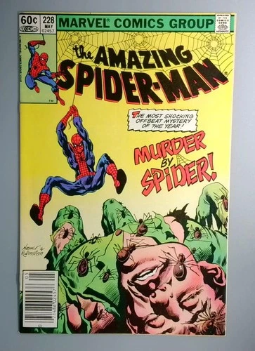 Amazing Spider-Man #228 VF 1st Norman Junque Newsstand Marvel 1982