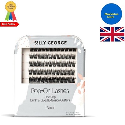Pop-On Lashes: DIY Pre-Glued Faux Eyelash Cluster, 60 Natural Look Extensions