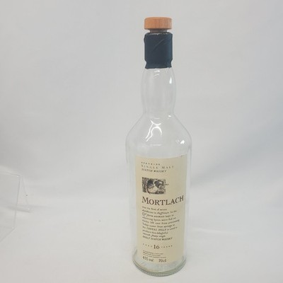 Empty Mortlach Whisky Bottle Dufftown Scotland Speyside Single Malt 16 Years