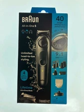 Braun All-in-One 5 - 9 in 1 Rechargeable Hair Trimmer Clippers 