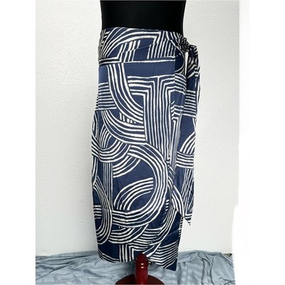 The Raconteur tie-waist skirt