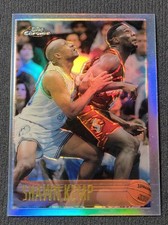 1996-97 Topps Chrome Refractor Refractors Shawn Kemp #50 Seattle Supersonics