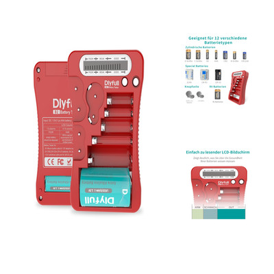 Universal Batterietester LCD DLYFULL B2 AA AAA C 9V CR123A CR2 CR