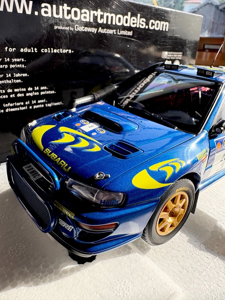 AUTOart 1:18 Subaru Impreza WRC 22B 1997 Safari Rally Winner 3 Colin McRae - Image 2 of 4