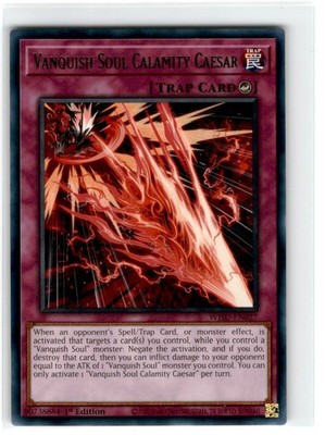Yu-Gi-Oh! Vanquish Soul Calamity Caesar 1st Edition WISU-EN027 Lightly Played