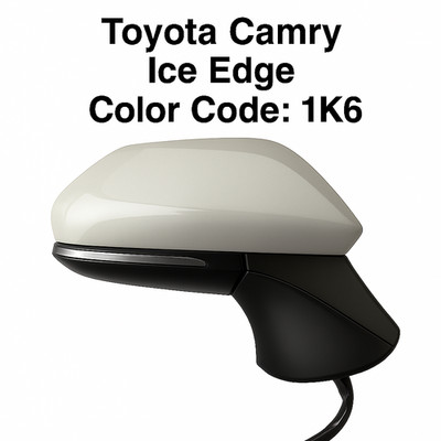 NEW ICE EDGE Passenger Side Power Mirror 2022-24 Toyota Camry Heat