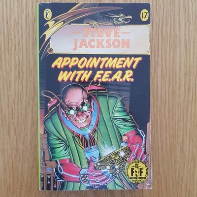 APPOINTMENT WITH F.E.A.R - VGC Gold Dragon Numbered Cover - Fighting Fantasy #17