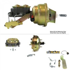67-69 Chevy Camaro Fw Mount Pwr 11 Dual Brake Booster Kit Discdisc Protouring