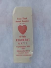 1919 TOLEDO 67th OHIO INFANTRY GAR CIVIL WAR GRAND ARMY REPUBLIC REUNION RIBBON