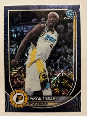 2025-26 Bowman - Chrome Pascal Siakam #BCV-79 Navy Mojo Refractor /175