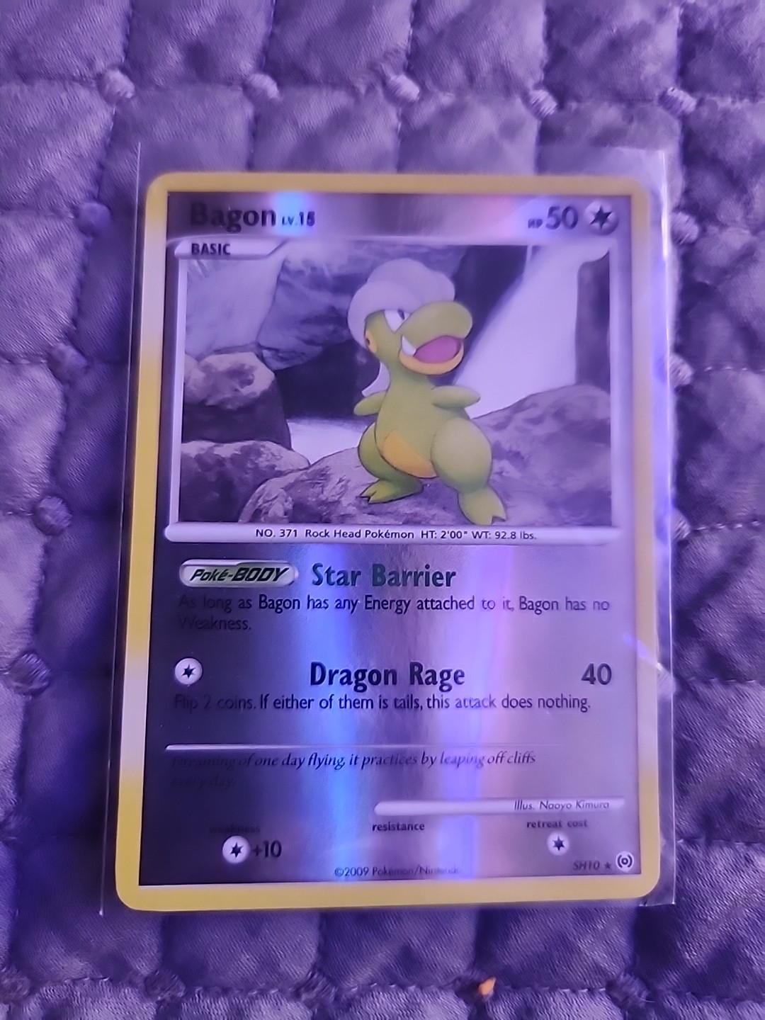 Pokémon Card TCG Bagon Shiny Arceus Ultra Rare Reverse Holo SH10 Platinum NM