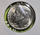1957-D Roosevelt Dime 10 Cents 90% Silver, Circulated