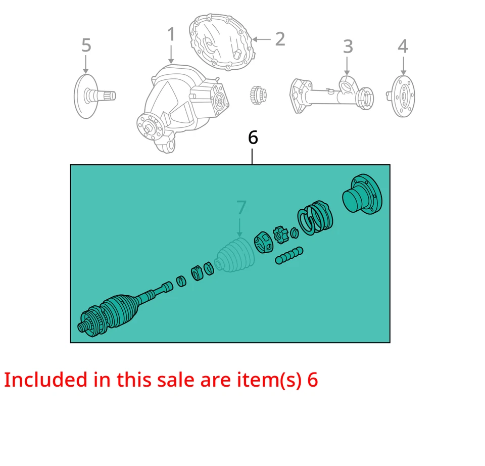 Eje delantero Heritage eje exterior CV compatible con camioneta Ford F150 97-04 29866394 Foto 3 de 4