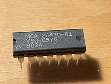 VSG-0575 - CUSTOM VTEK IC - VIDEO SYNC GENERATOR, DIP-14.