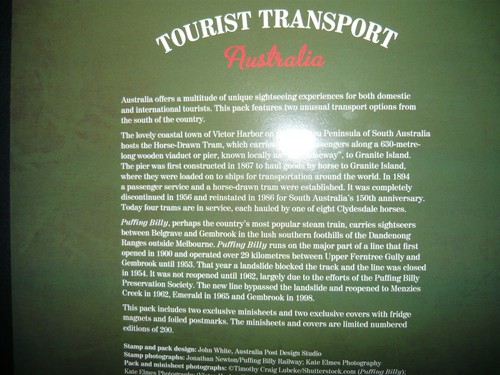 2015 tourist transport Australia pack-only 200 issued - Picture 3 of 3