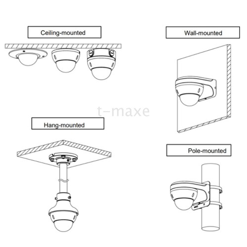 4MP IPC-HDBW3449E-AS-NI Full-color Dome PoE WizSense IP67 IK10 Audio IP Camera - Picture 5 of 5