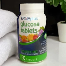 TRUEplus® Glucose Tablets, Assorted Flavor - 50ct SEALED