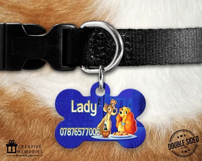 Personalised Pet ID Tag ID Tag Dog Tag Dog Tags Lady Tramp
