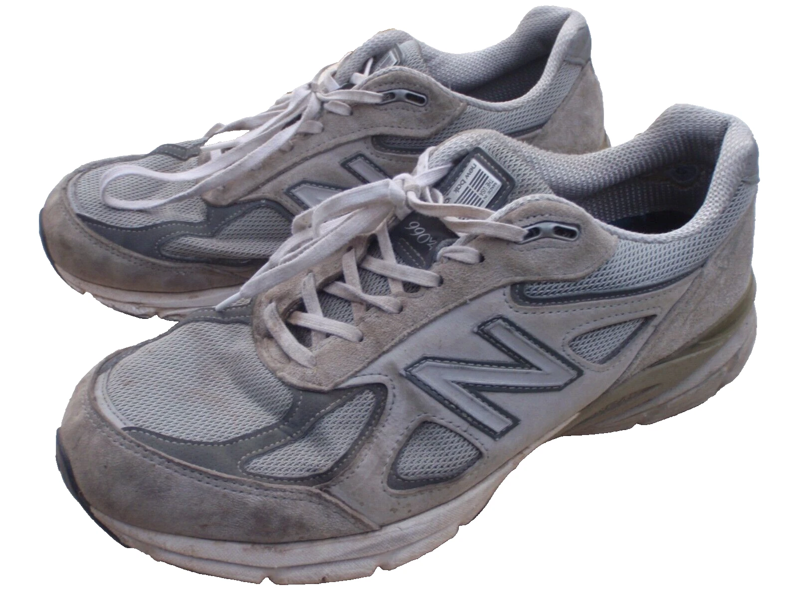 New Balance M990GL4 990v4 UOMO 12 5 EU 46 5 MADE USA ARGENTO GRIGIO 990