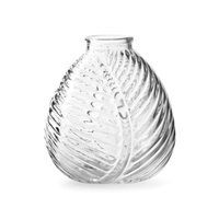 2X Glasvase Celeste Vase Klar Ø12,5Cm H13Cm Dekovase Deko Tischdeko Dekoration