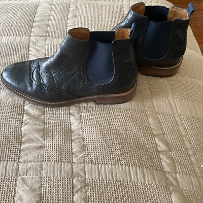 Johnston & Murphy Black Pearce Wingtip Chelsea Boots Johnston Murphy Pearce Wingtip Chelsea Men main image 3
