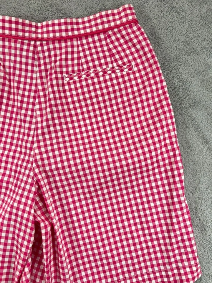 Pantalones Cortos Liz Golf Mujer Talla 8 Rosa Guinga Bermudas Pantalones Cortos 30 Tiro Alto Plano Damas Foto 2 de 4