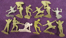Lot of 12 - Vintage Japanese WWII Louis Marx Toy Soldiers 1963 3