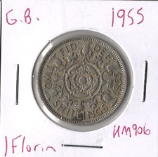 Coin Great Britain Florin 1955 KM906, Elizabeth II