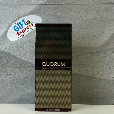 Quorum 3.4 oz Eau de Toilette by Puig   Elegant & Classic Men s Cologne (New)