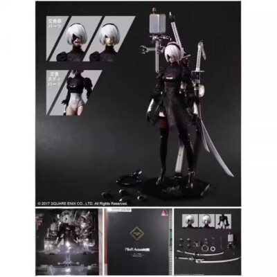 NieR Automata Play Arts Kai YoRHa 2B No.2 Type B DX Ver Toy Action