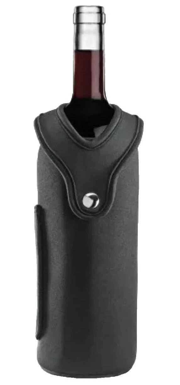 Bolsas, cajas y transportadores de vino de neopreno negro