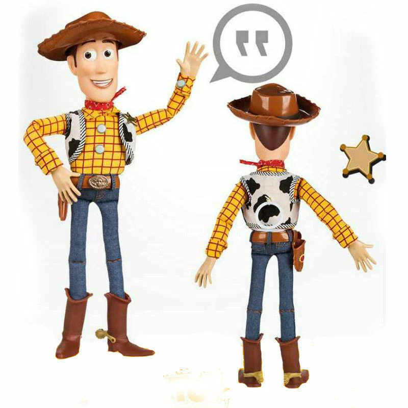 TOY STORY SHERIFF WOODY JESSIE DOLL KID BABY SOFT TALKING ACTION FIGURES TOY - image 3 of 4