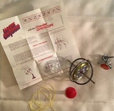 Vintage Chandler Gyroscope toy spin top with case and accessories