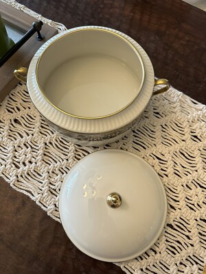 Lenox Lammermoor Covered Vegetable Dish - New With Tags - Vintage