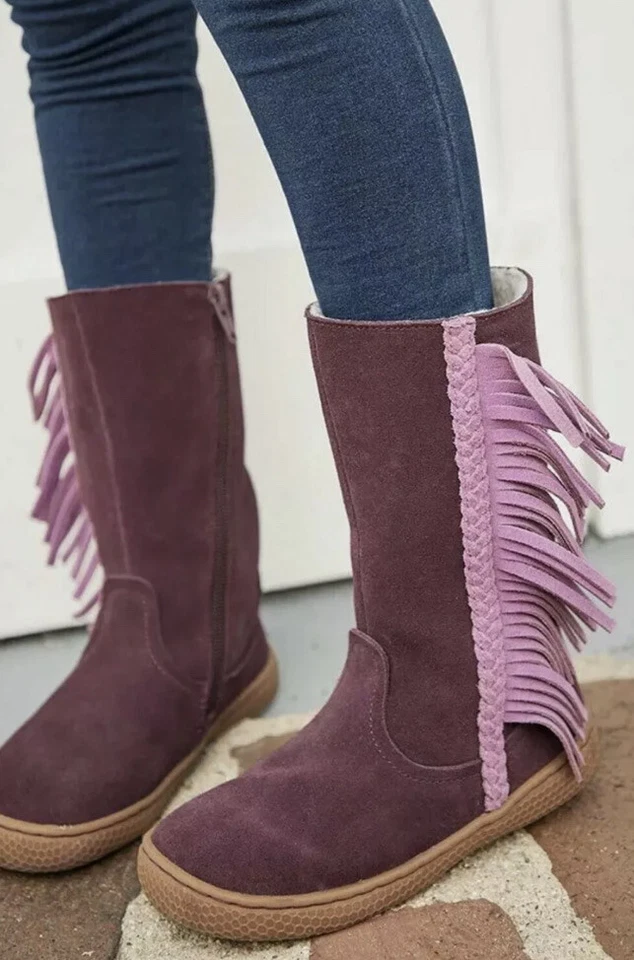 NUEVA Bota Completa Niñas Matilda Jane Talla 6 Niño Livie & Luca A Flecos Foto 3 de 4