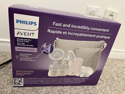 NEW*SEALED* Philips Avent Double Electric Breast Pump Advanced