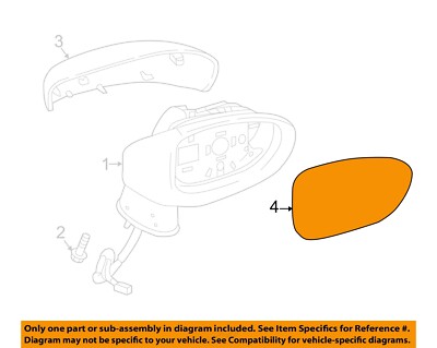 MAZDA OEM 16-18 MX-5 Miata Outside Mirrors-Door-Mirror Glass Left