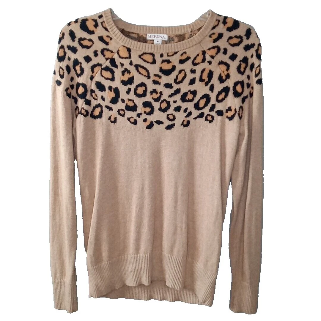 Suéteres para mujer marrón Algodón Merona