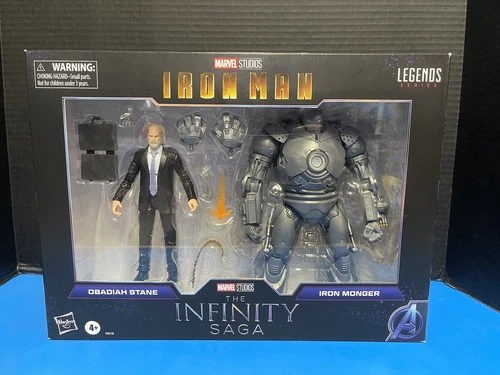 Marvel Legends Iron Man - Obadiah Stane y Iron Monger - Paquete de 2 The Infinity Saga