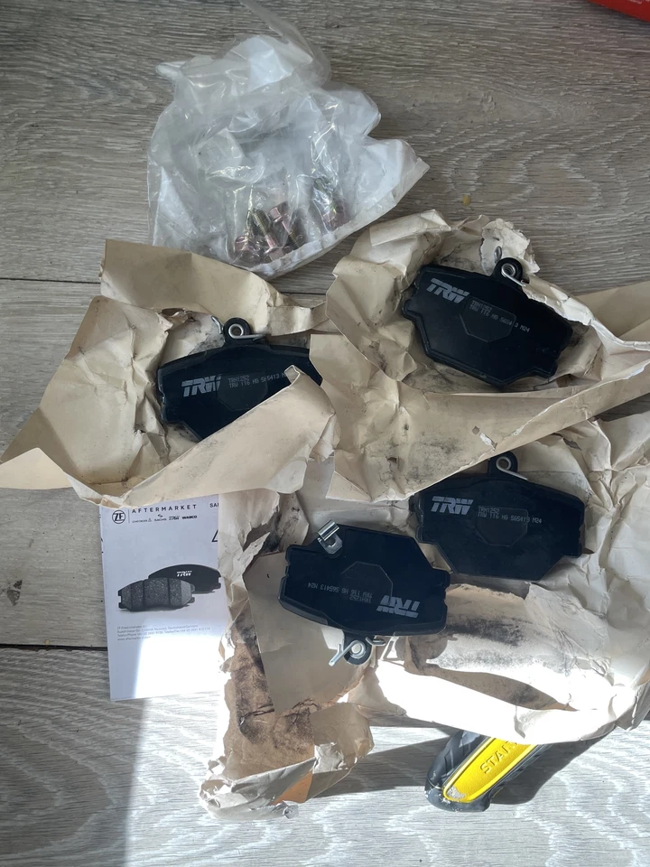 Juego de pastillas de freno de disco delanteras para Smart Fortwo 2008-2016 TRW Pro TRH1252 Foto 3 de 4